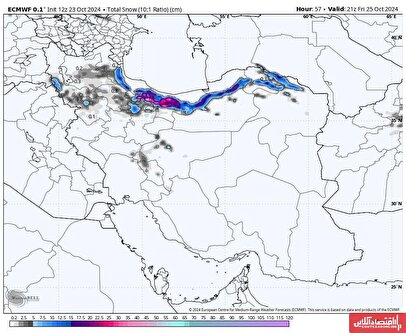 موج بارشی جدید /  برف در ارتفاعات تهران و البرز در راه است