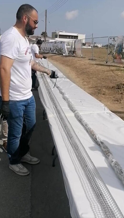 پخت کباب ۷۵ متری + عکس
