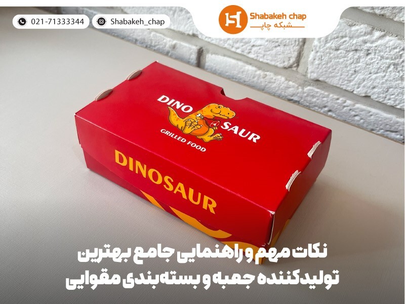 بهترین تولیدکننده جعبه و بسته‌بندی مقوایی