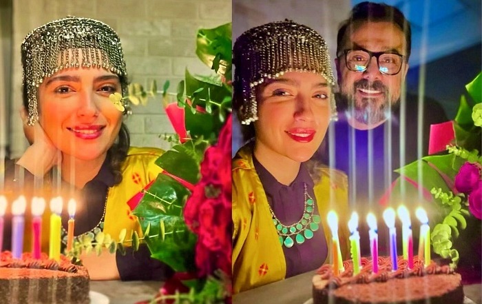 تولد مونا کرمی در کنار سپند امیرسلیمانی/ جشن عاشقانه و دلنوشته‌های احساسی