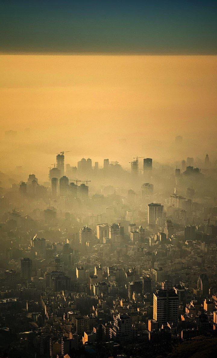 تصویری وحشتناک از تهران که باور نمی‌کنید