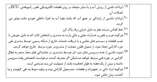 هشدار مهم؛ گارانتی خودرو در این شرایط باطل می‌شود