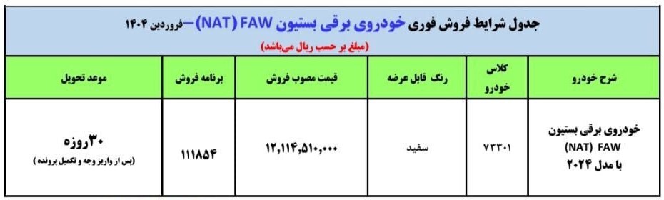 فروش فوری ایران خودرو ویژه نیمه دوم فروردین ۱۴۰۴/ بدون قرعه کشی ۳۰ روزه خودرو بخرید