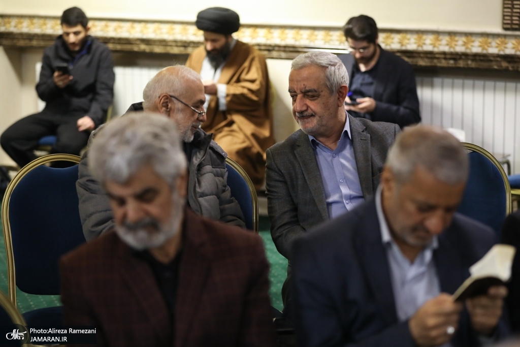سید محمد خاتمی و فاطمه مهاجرانی در مراسم سالگرد درگذشت زهرا شجاعی
