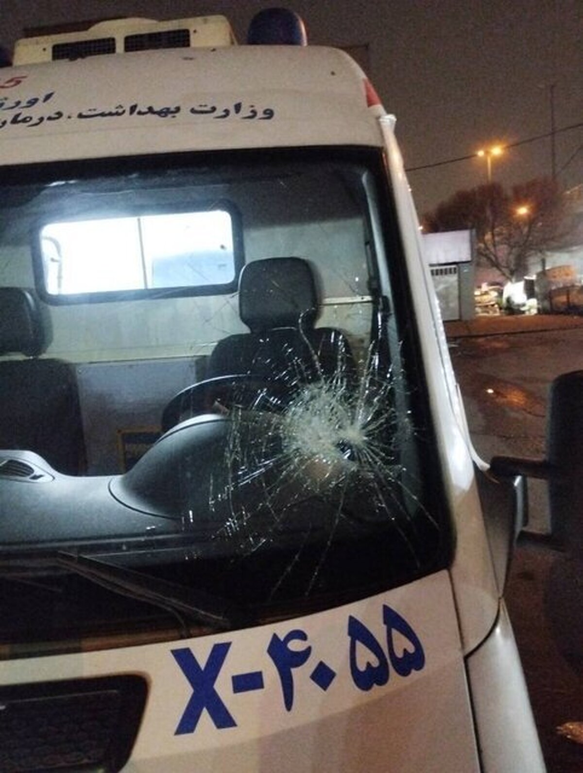 حمله به آمبولانس در شرق تهران