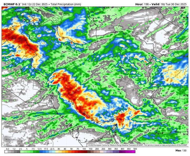 بارش برف و کولاک فردا چهارشنبه در ۱۵ استان / تهران و البرز آماده یخبندان باشند