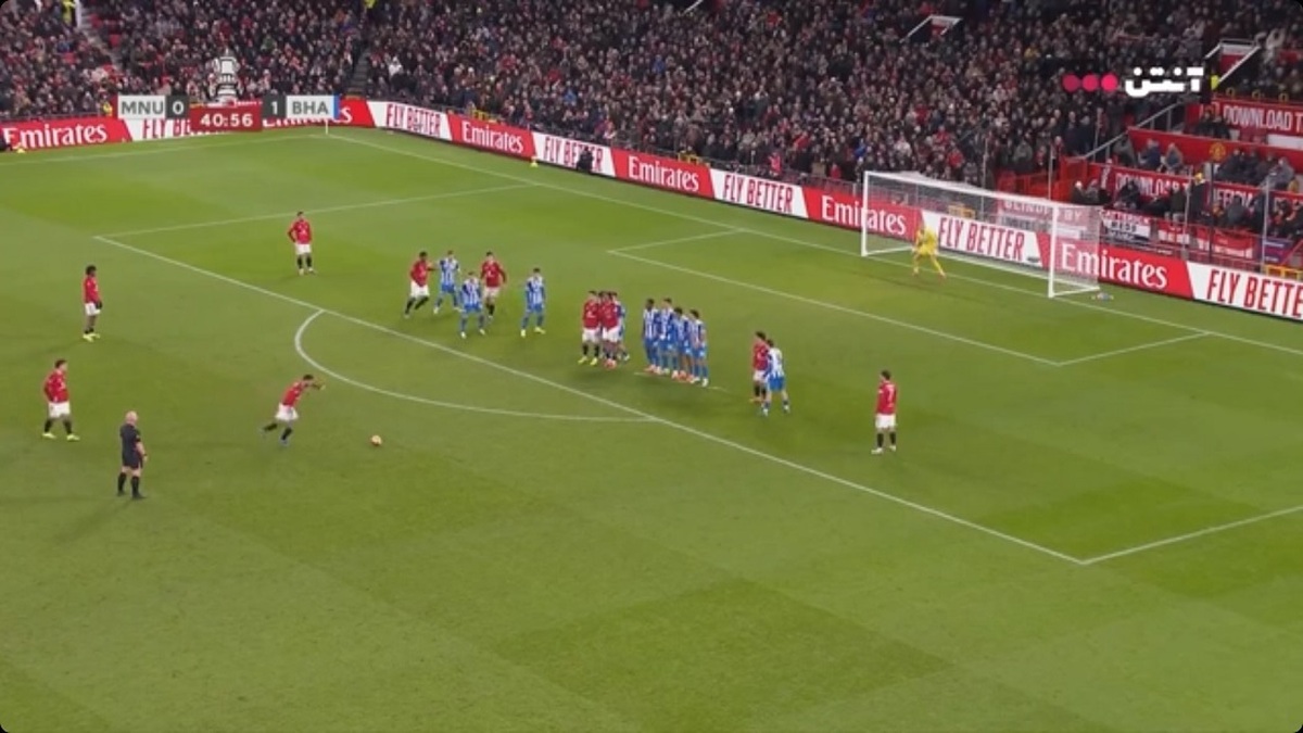 خلاصه بازی منچستریونایتد ۱ - برایتون ۲ + فیلم