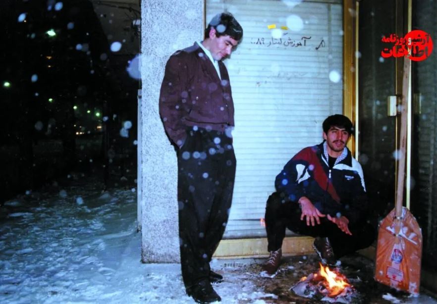 تهران برفی در دی‌ماه ۱۳۷۴ + عکس