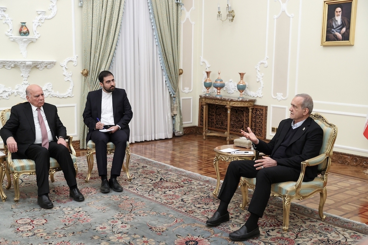 دیدار وزیر خارجه عراق با رئیس جمهور