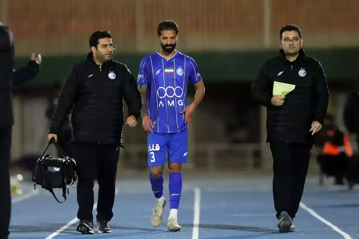 آخرین وضعیت مصدومیت ستاره استقلال در بازی با تراکتور