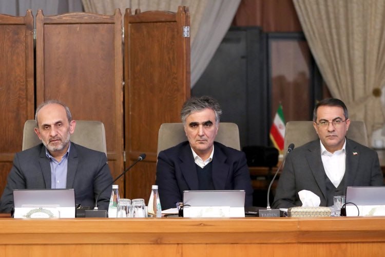 حضور امروز فرزین در جلسه هیئت دولت