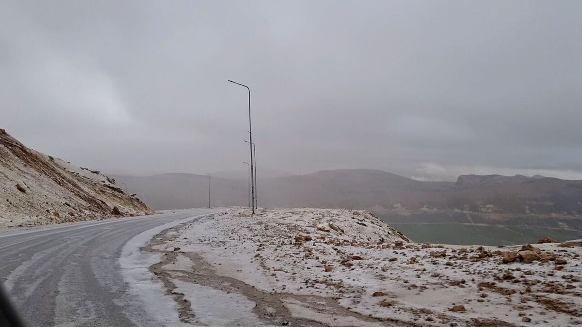 کولاک شدید در جاده‌های چهارمحال‌وبختیاری+ فیلم