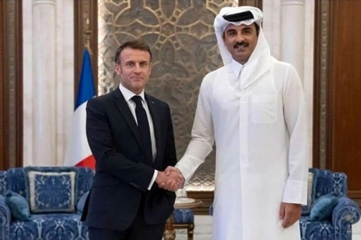 گفت‌وگوی رئیس‌جمهور فرانسه و امیر قطر درباره ایران + جزئیات