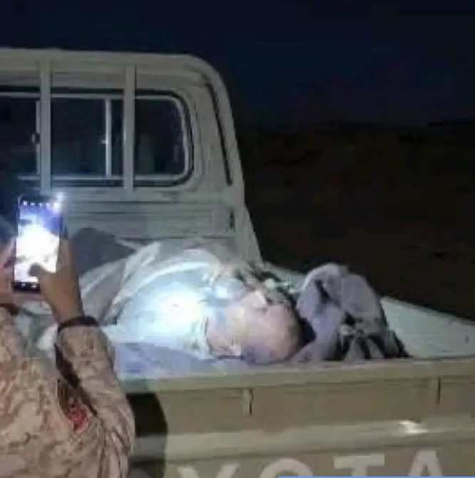 اولین تصویر از جسد منتسب به سیف‌الاسلام قذافی منتشر شد