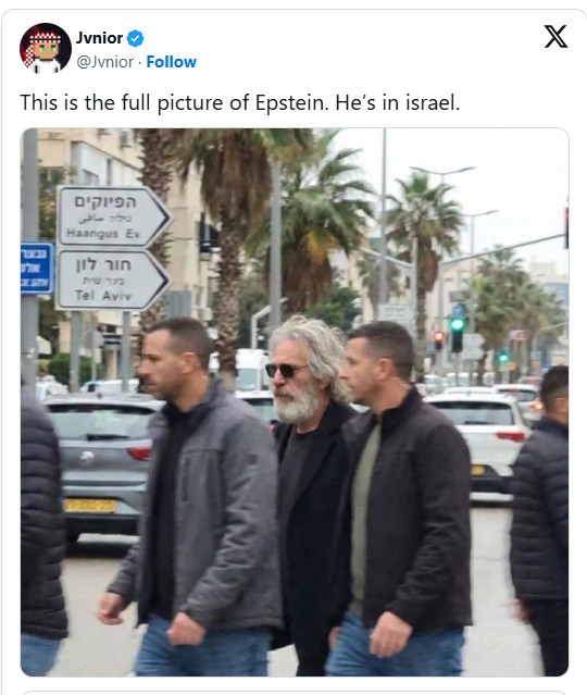 جنجال بزرگ در شبکه‌های اجتماعی / جفری اپستین زنده است و در اسرائیل زندگی می‌کند!