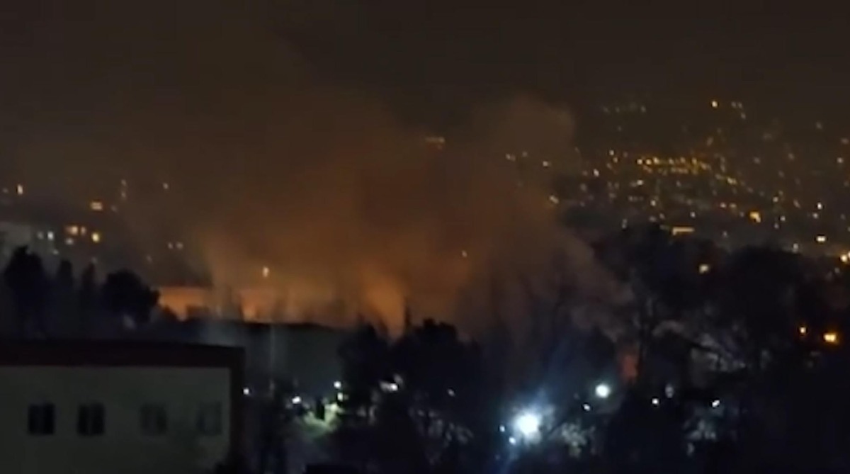 فوری / آتش‌سوزی گسترده در ستاد مشترک ارتش + فیلم