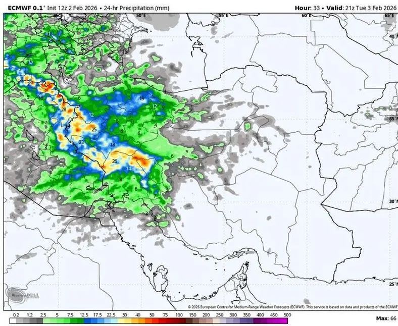 اعلام وضعیت اضطراری در غرب کشور