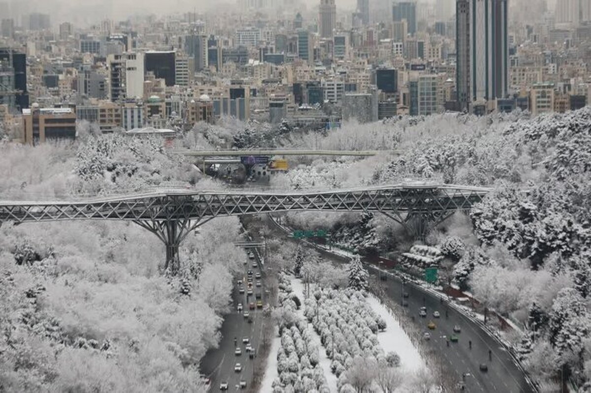 بارش برف و باران مهمان پایتخت/ اطلاعیه مهم سازمان هواشناسی