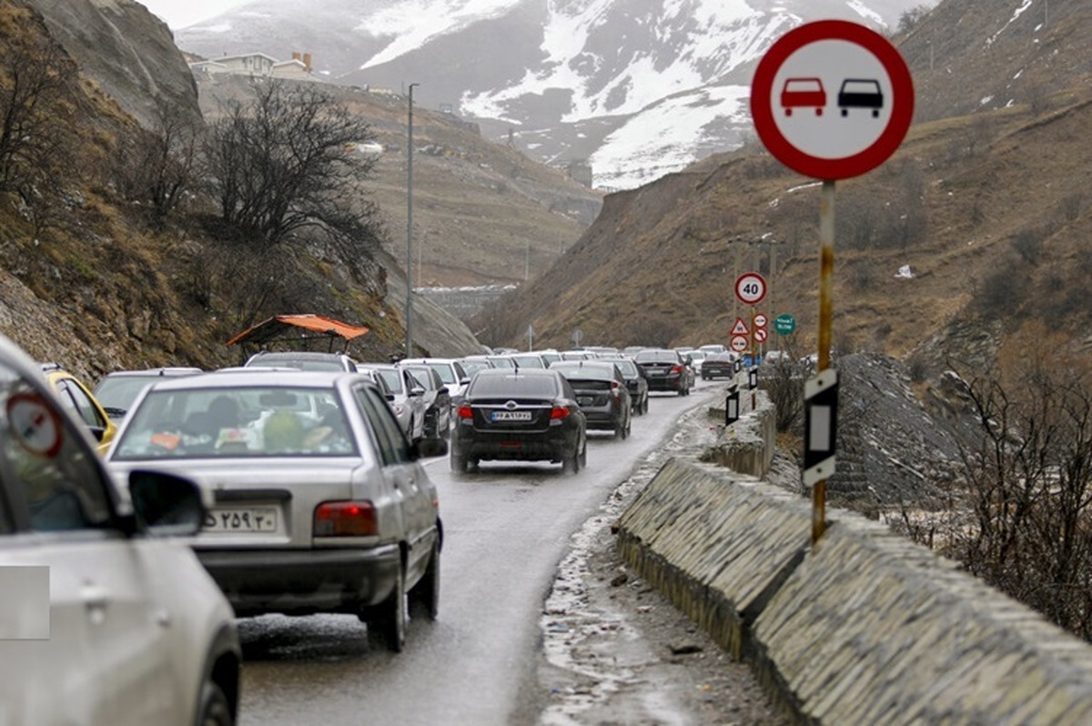 جاده چالوس دوطرفه شد