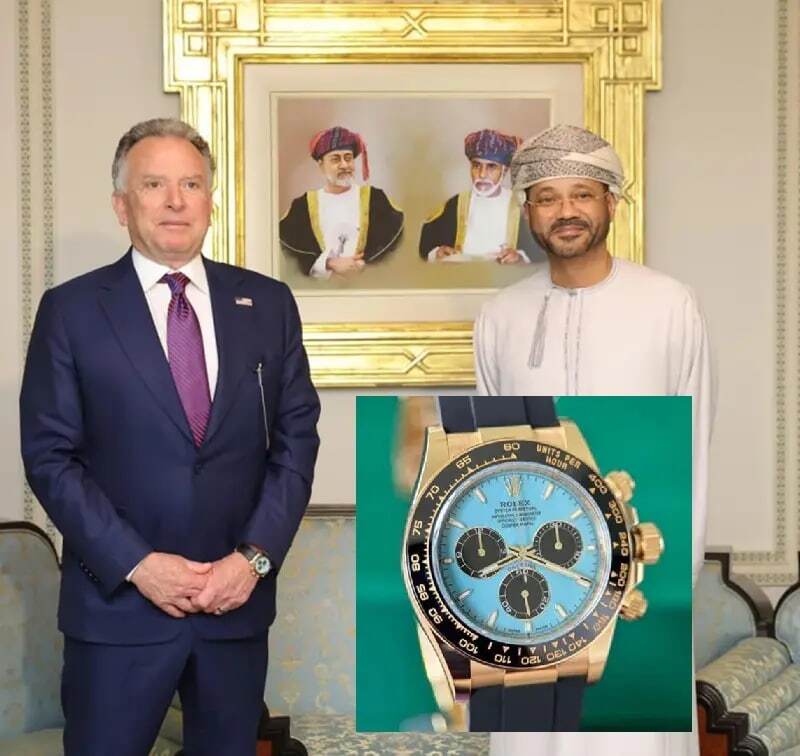 ساعت فوق لوکس ویتکاف در مذاکرات عمان جلب توجه کرد+ عکس و قیمت