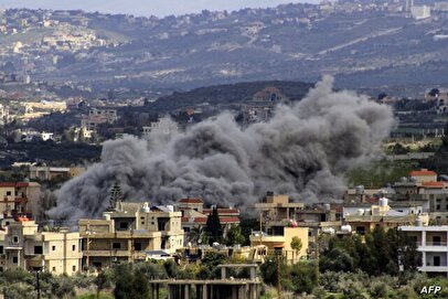 پرواز پهپاد جاسوسی اسرائیل در شهرک الضهیره / بمب صوتی منفجر شد