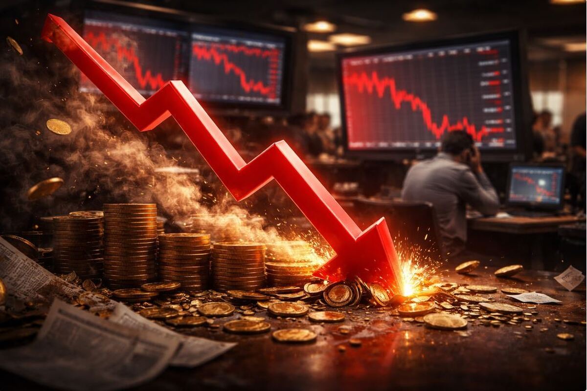 علت سقوط بورس مشخص شد!/ شاخص کل چرا ناگهان ترمز برید؟