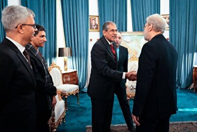 دیدار معاون مشاور امنیت ملی هند با لاریجانی