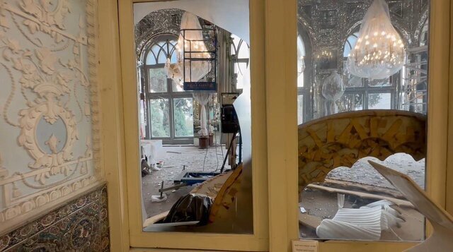 حمله هوایی به کاخ گلستان / تصاویر منتشر شده از خسارات وارد شده حمله هوایی به کاخ گلستان / تصاویر منتشر شده از خسارات وارد شده