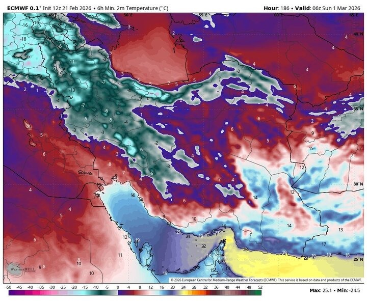 بارش و وزش باد در ۱۰ استان / سامانه بارشی جدید وارد کشور شد