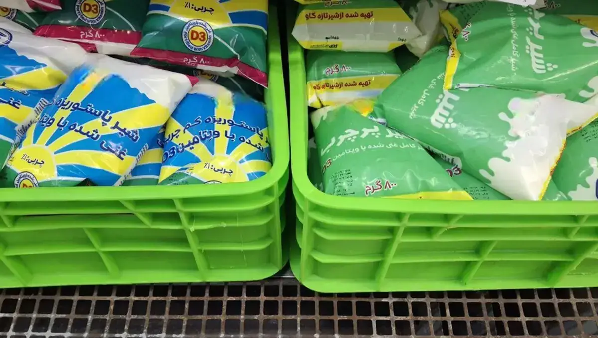 شیر نایلونی رکورد بازار را شکست/ قیمت جدید لبنیات در بازار امروز ۴ اسفند ۱۴۰۴