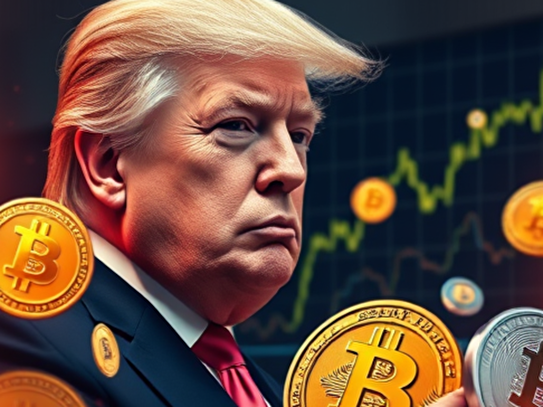 افت قیمت بیت‌کوین؛ سرمایه‌گذاران در خطر! / ریزش پیوسته ارز ترامپ