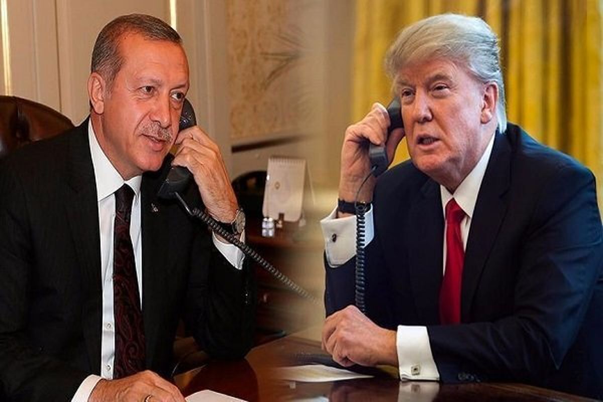 گفتگوی تلفنی اردوغان با ترامپ درباره مذاکرات آمریکا و ایران گفتگوی تلفنی اردوغان با ترامپ درباره مذاکرات آمریکا و ایران