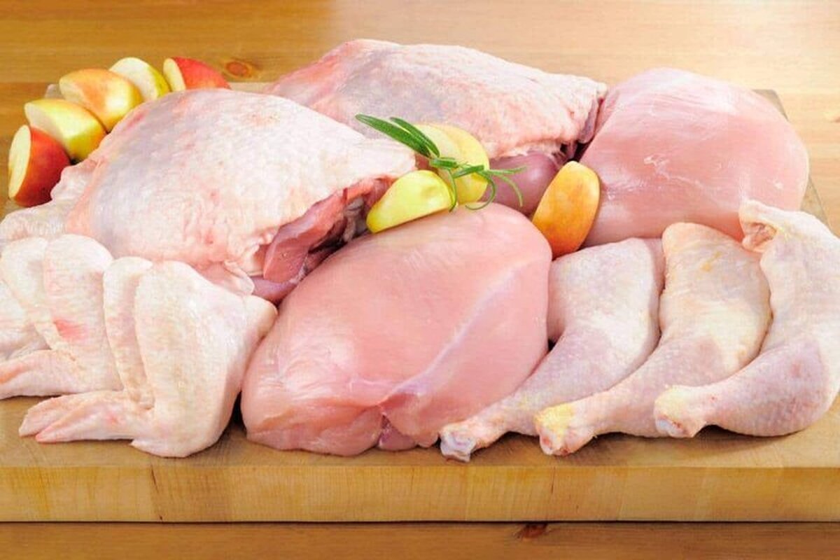 قیمت گوشت مرغ امروز ۱۸ اردیبهشت ۱۴۰۴ / مرغ سبز کامل کیلویی چند؟ قیمت گوشت مرغ امروز ۱۸ اردیبهشت ۱۴۰۴ / مرغ سبز کامل کیلویی چند؟