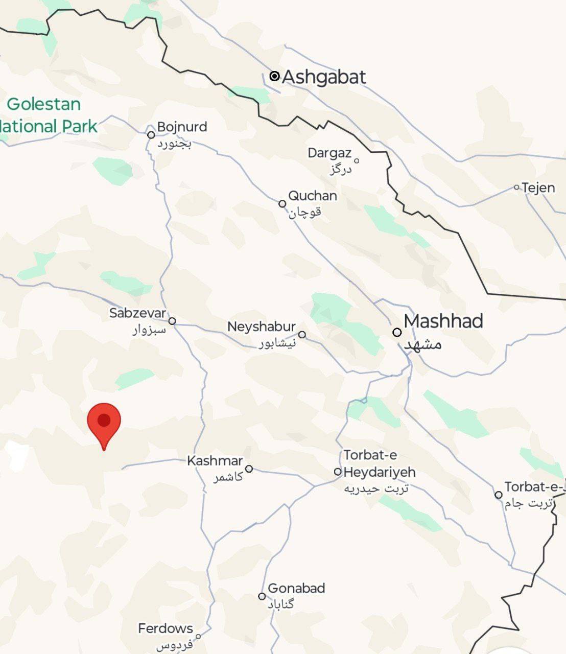 زلزله امروز سمنان