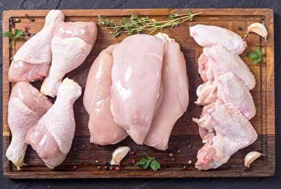 قیمت انواع  گوشت مرغ  سه‌شنبه ۹ اردیبهشت ۱۴۰۴