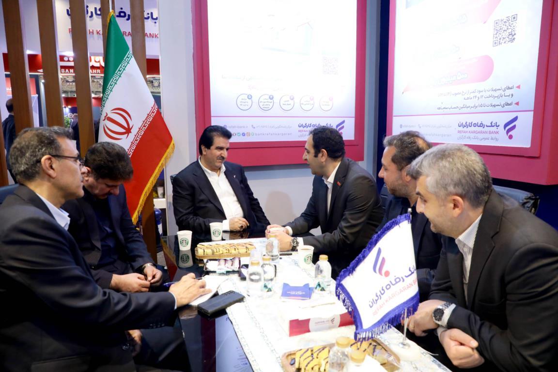 امضای 10 تفاهم‌نامه همکاری توسط بانک رفاه کارگران در نمایشگاه ایران اکسپو ۲۰۲۵