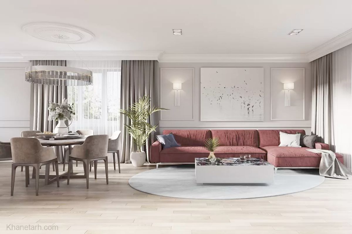 طراحی مدرن برای خانه‌های زیر ۹۰ متر/ چه پرده‌ای برای سبک مدرن بزنیم؟ + فیلم