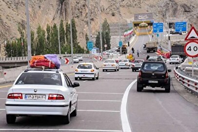 محدودیت کامل تردد در آزادراه چالوس از جمعه ۱۶ خرداد