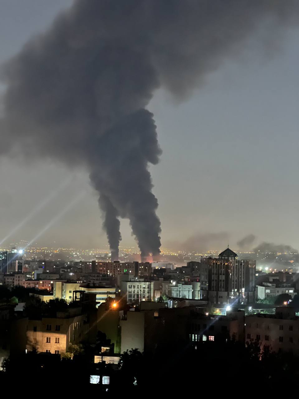 تصویری از انفجار در مهرآباد
