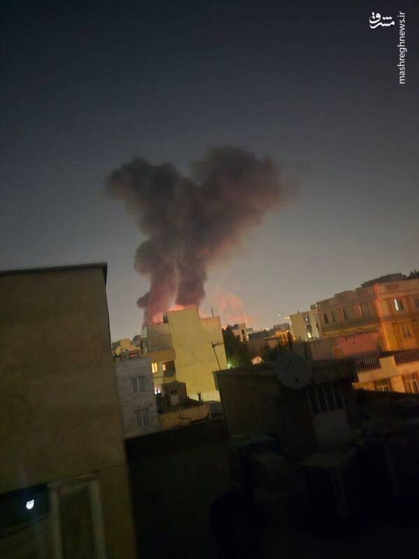 انفجار در مهرآباد تهران + عکس