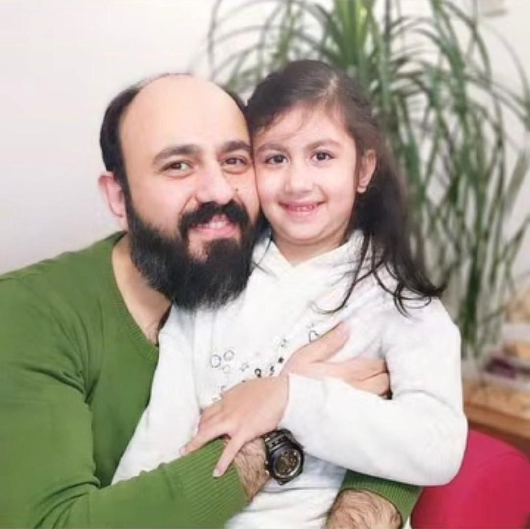 شهادت احسان اشراقی و دختر ۹ ساله‌اش + عکس