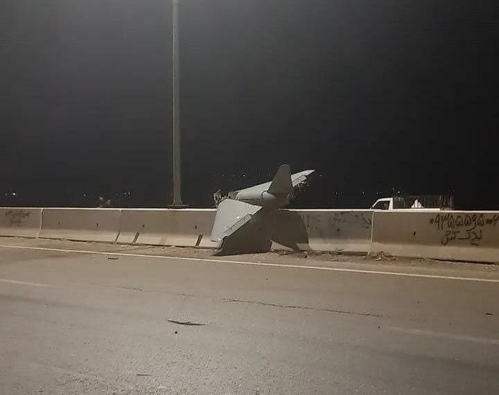 سقوط پهپاد اسرائیلی در دزفول + عکس