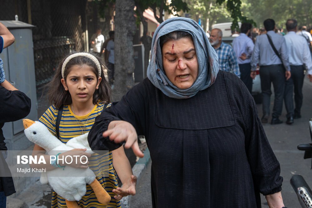 تصاویر تلخ از مصدومان انفجار در بلوار کشاورز تهران