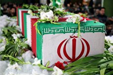  تشییع باشکوه پیکر رایان قاسمیان کوچک ترین شهید ایران + عکس