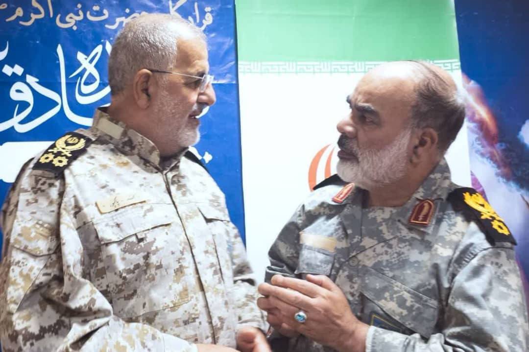 سرلشکر پاکپور لباس رزم پوشید + عکس