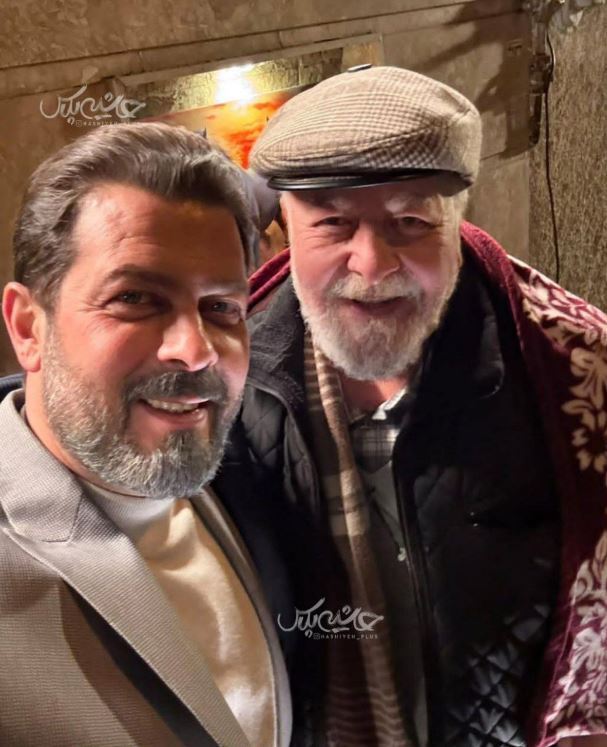 پژمان بازغی و پدرش هم بازی شدند +عکس