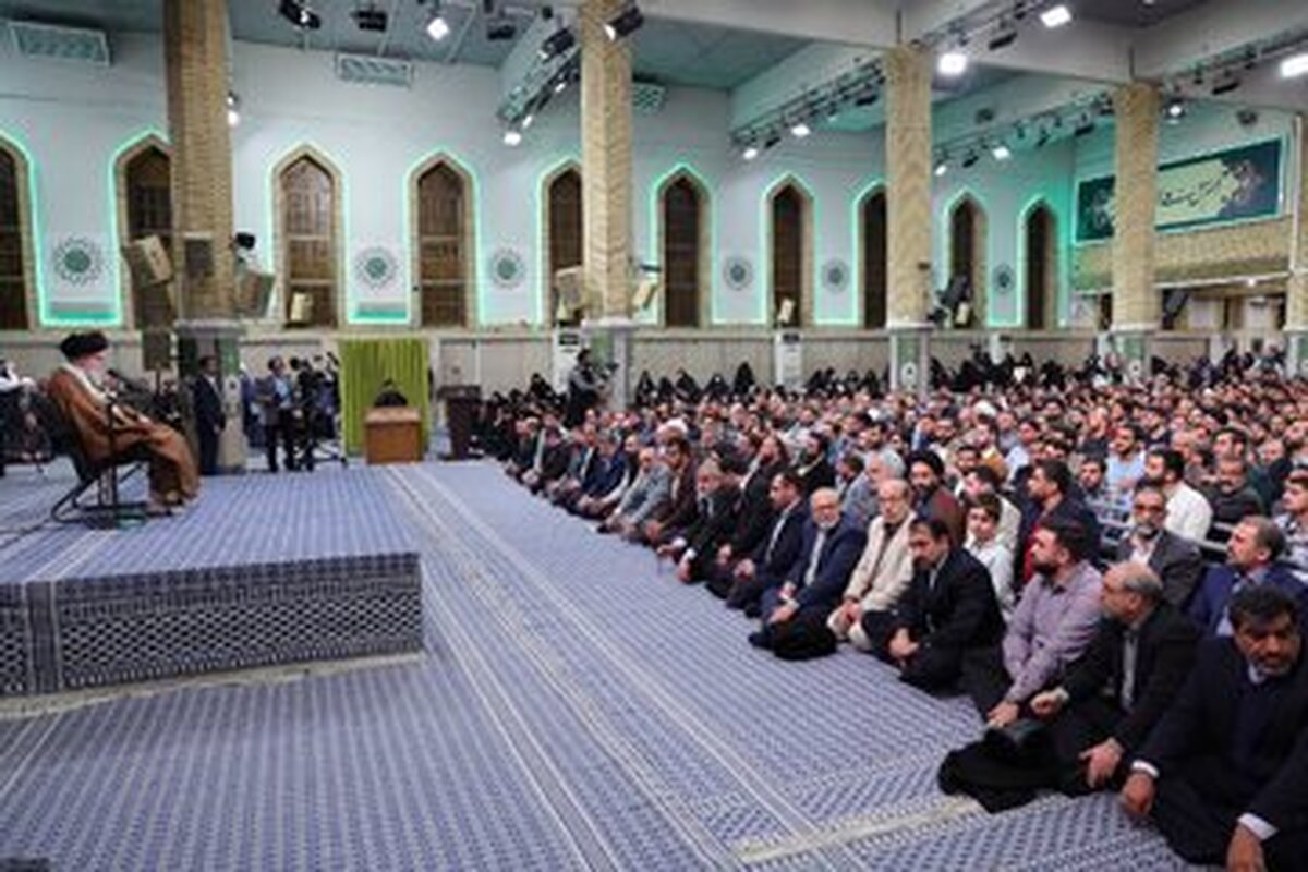 تصاویر نخستین شب عزاداری در بیت رهبری + فیلم