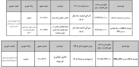 پیش فروش 3 محصول سایپا نیمه دوم تیر ۱۴۰۴ /  با ۲۳۰ میلیون تومان و بدون قرعه کشی ساینا بخرید + لینک ثبت نام