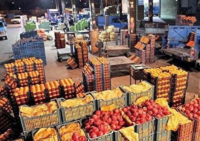 قیمت عمده فروشی میوه و صیفی در تهران اعلام شد