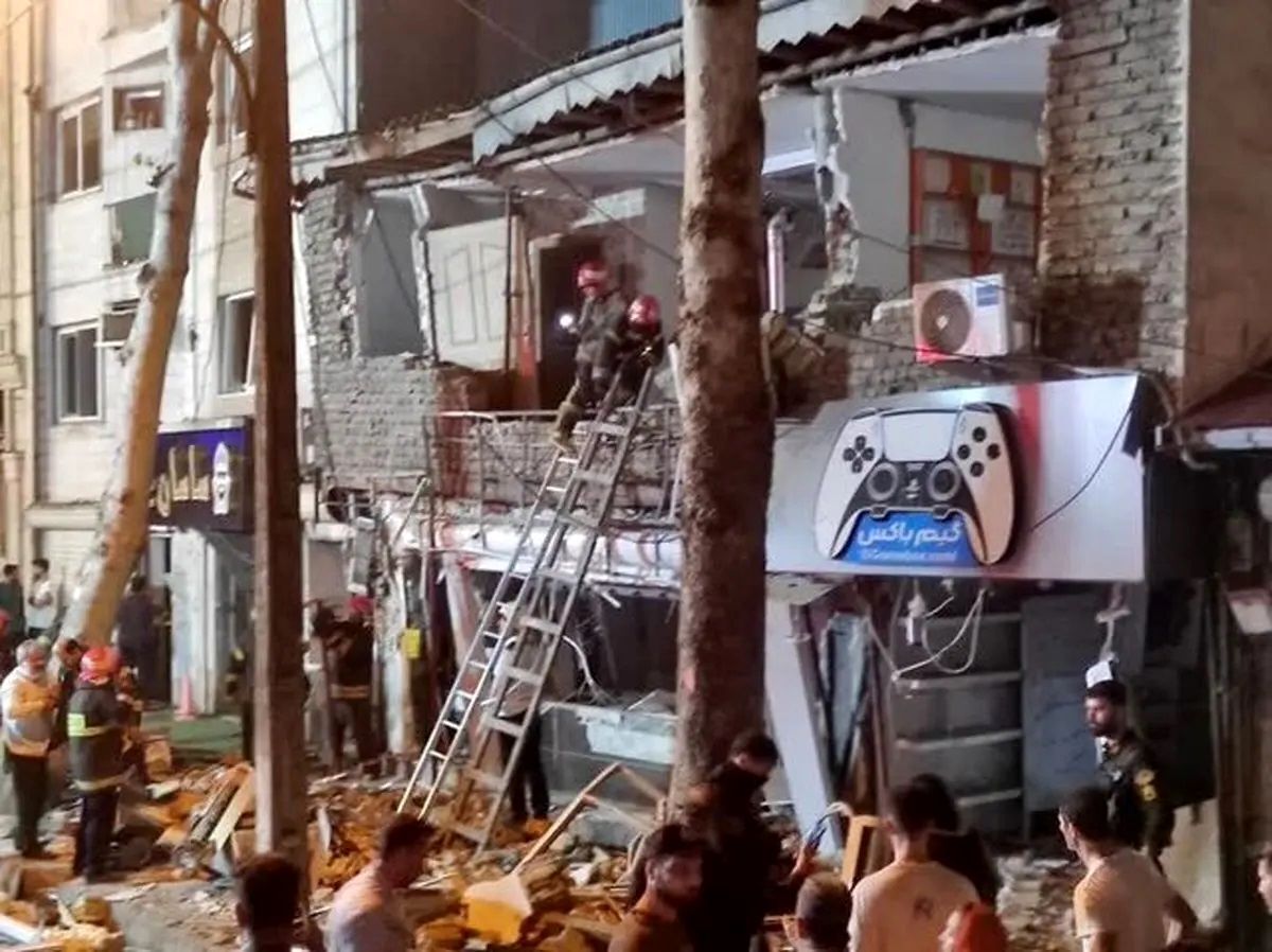 علت انفجار در خیابان باهنر رشت مشخص شد علت انفجار در خیابان باهنر رشت مشخص شد